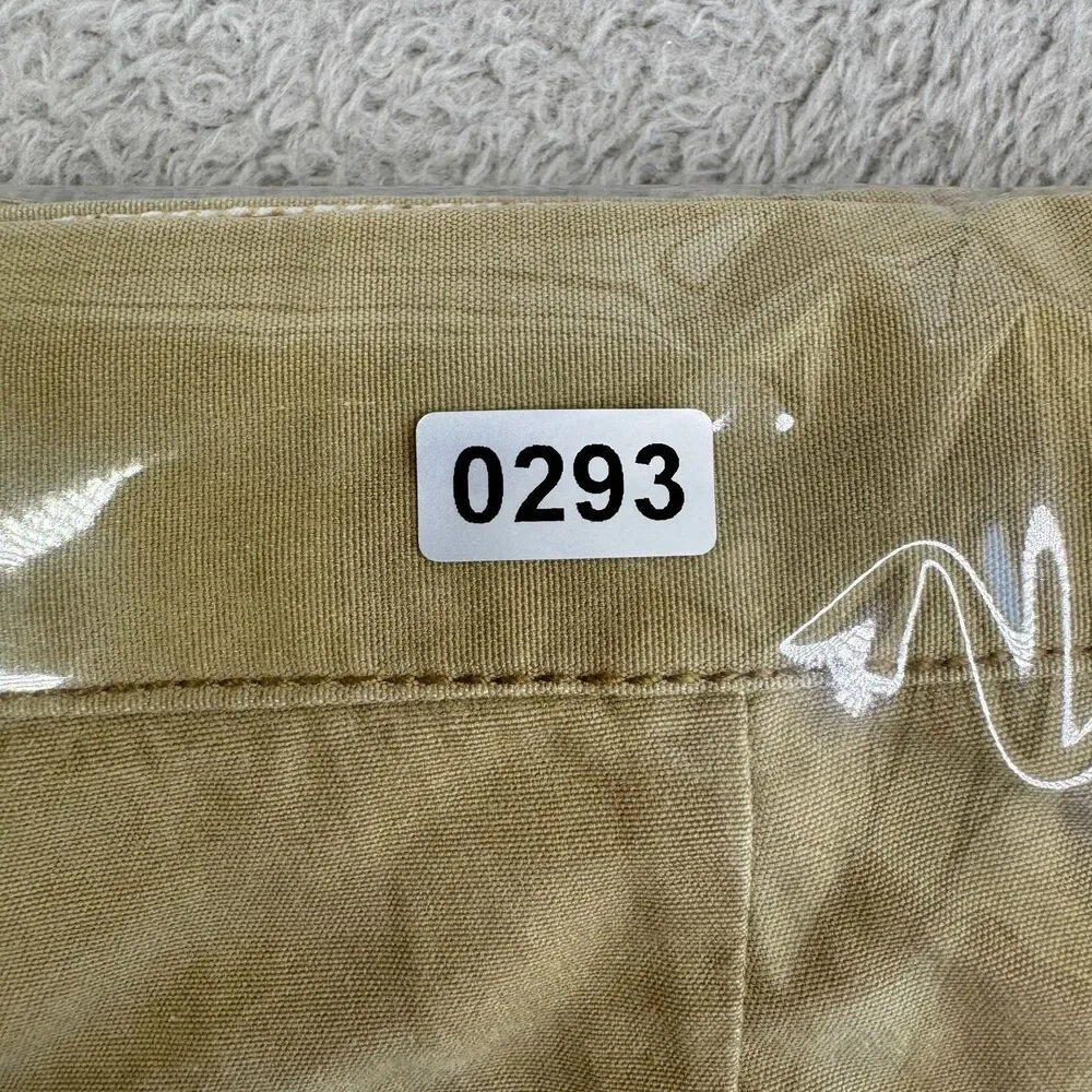 Tommy Bahama Chino Shorts Mens 30 Tan Silk Classic Fit Slash Pockets Flat Front